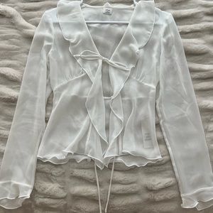 Aritzia Wilfred Frenchy Blouse